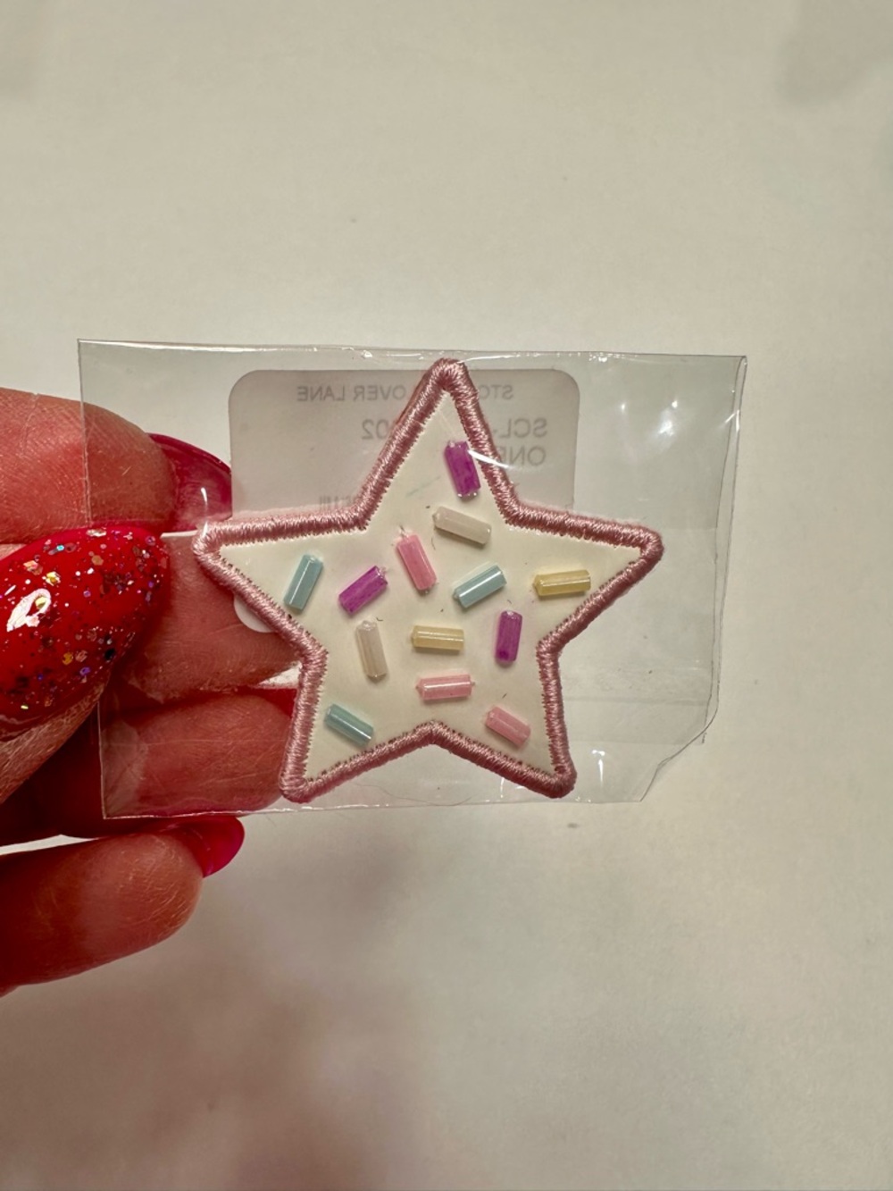 Stoney Clover Lane Libby’s Birthday Star Icon Patch